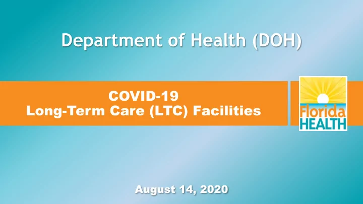 department of health doh
