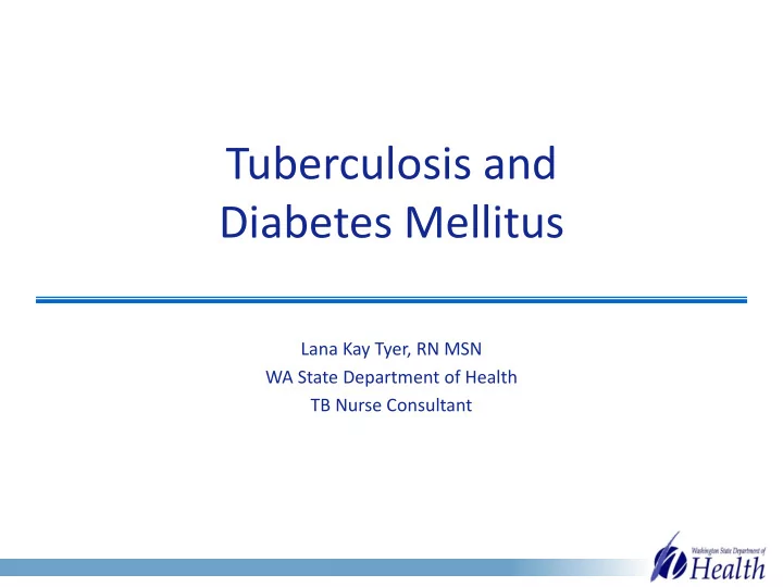 diabetes mellitus