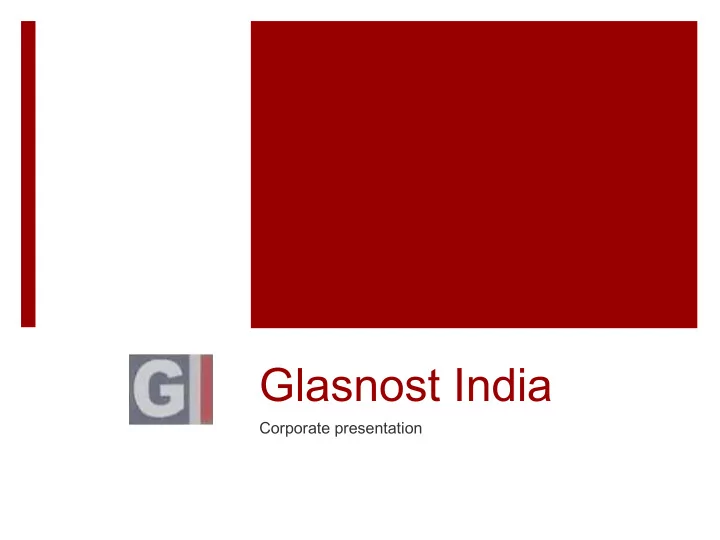 glasnost india