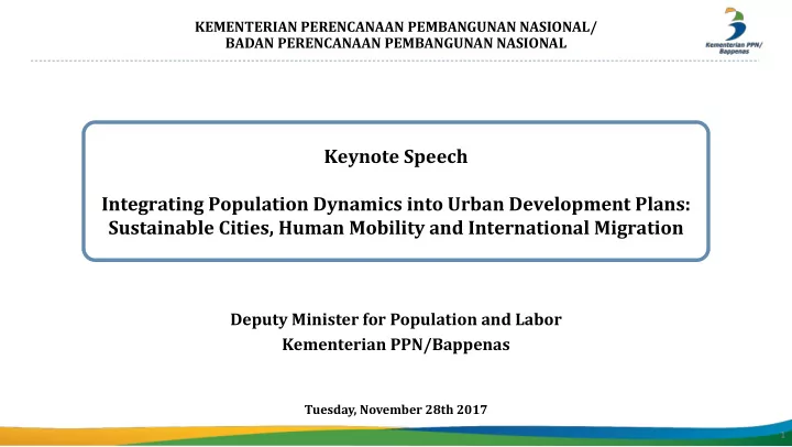 integrating population dynamics into urban development