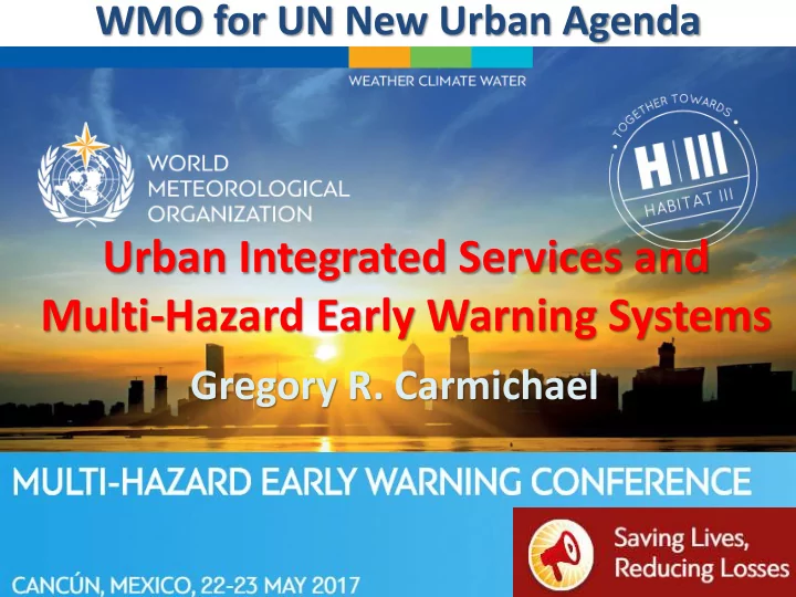 multi hazard early warning systems
