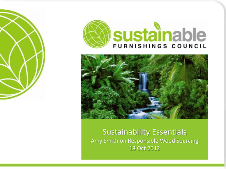 sustainability essentials