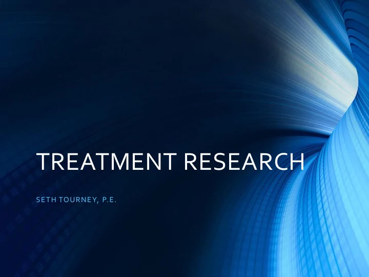 treatment research