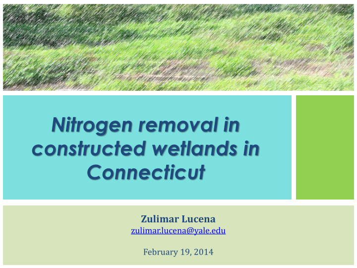 nitrogen removal in