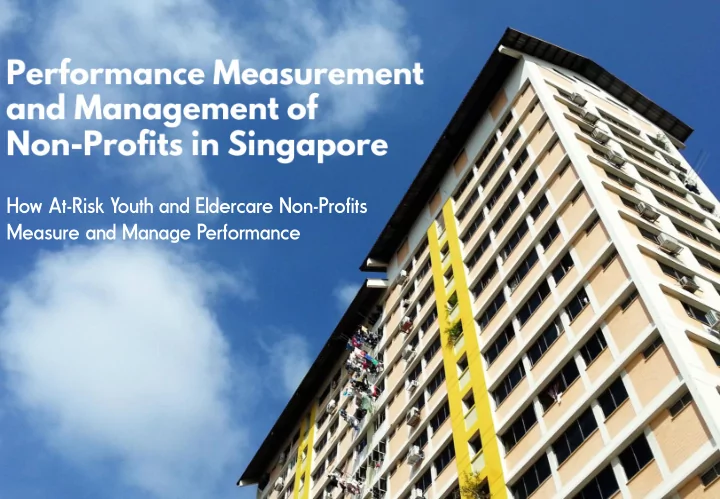 measure and manage performance