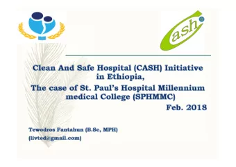 Outline  1.  Background about SPHMMC  2.  Background about CASH  3.  Implementation of CASH at