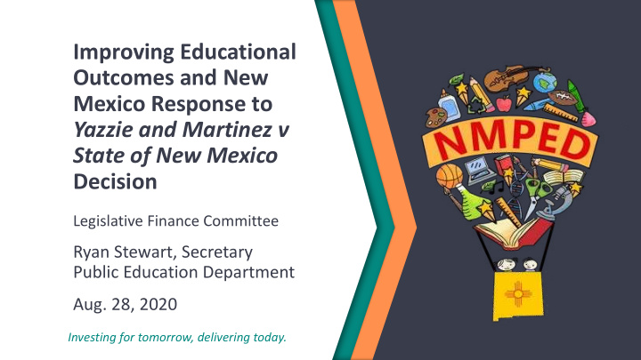 improving educational outcomes and new mexico response to