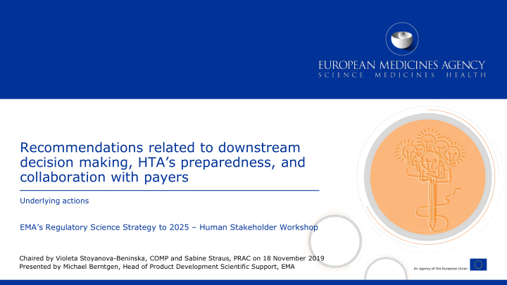 recommendations related to downstream decision making hta