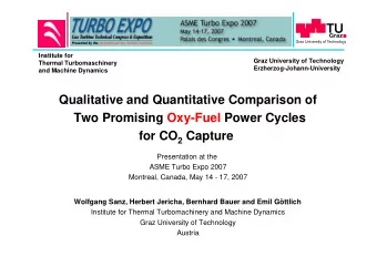 Qualitative and Quantitative Comparison of  Two Promising Oxy-Fuel Power Cycles for CO 2 Capture