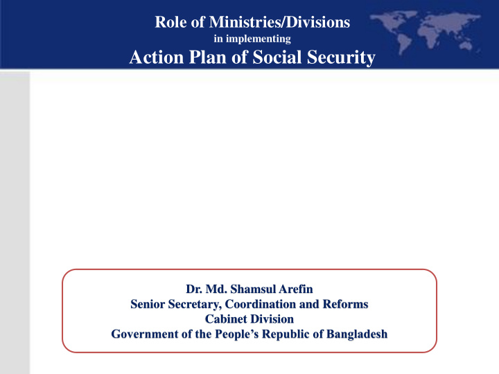 action plan of social security