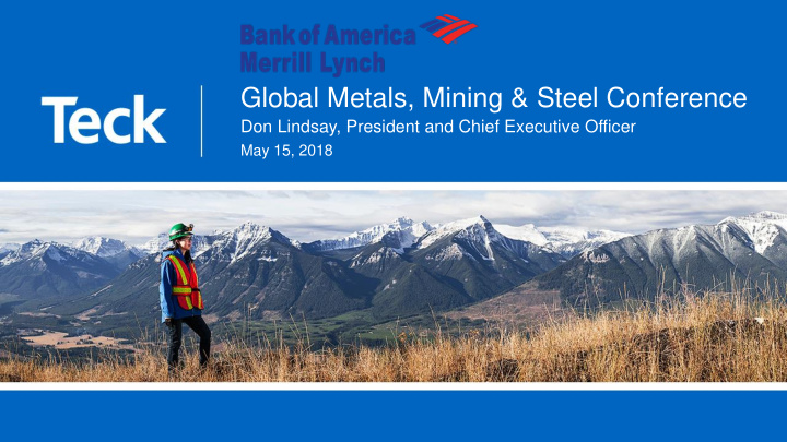 global metals mining steel conference