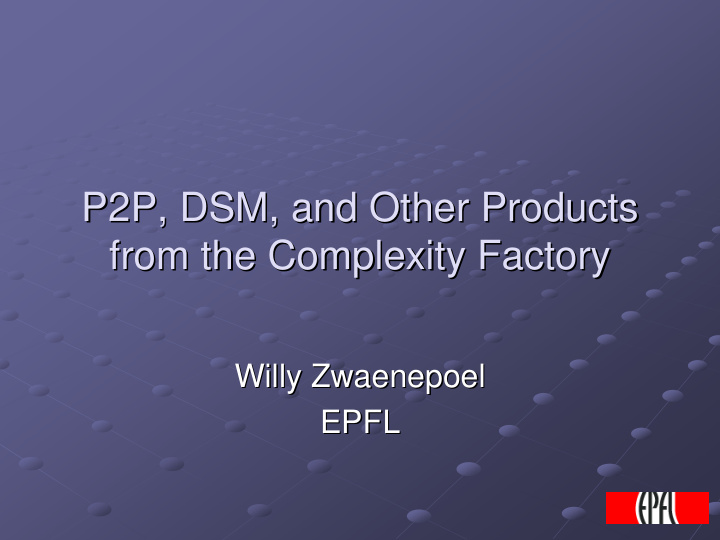 p2p dsm and other products p2p dsm and other products