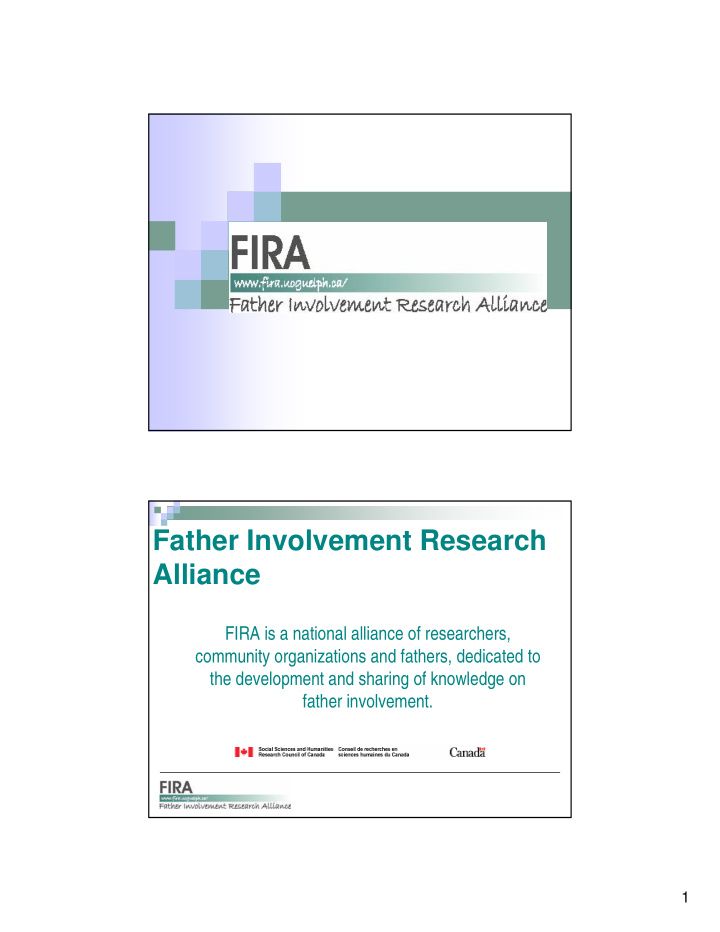 father involvement research alliance