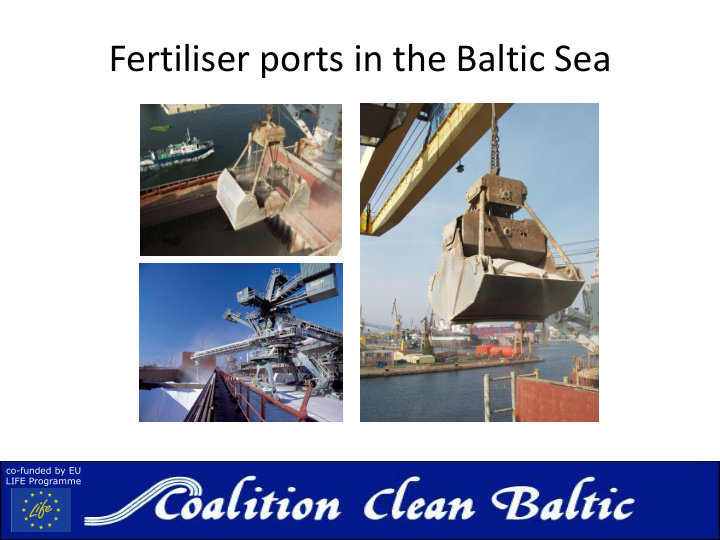 fertiliser ports in the baltic sea
