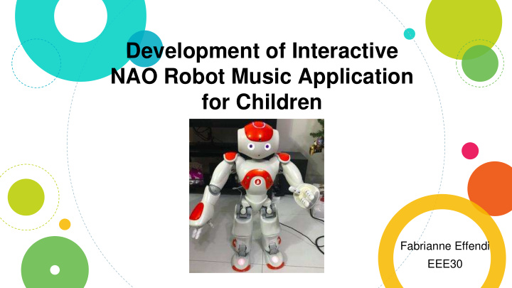 nao robot music application