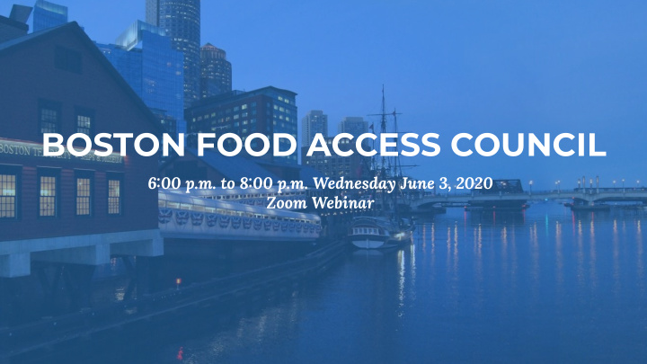 boston food access council