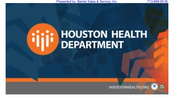 Presented by: Berkel Sales &amp; Service, Inc.  713-688-9518  Presented by: Berkel Sales &amp;