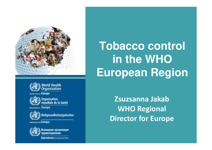 tobacco control in the who european region