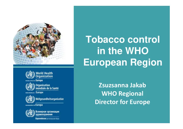 tobacco control in the who european region