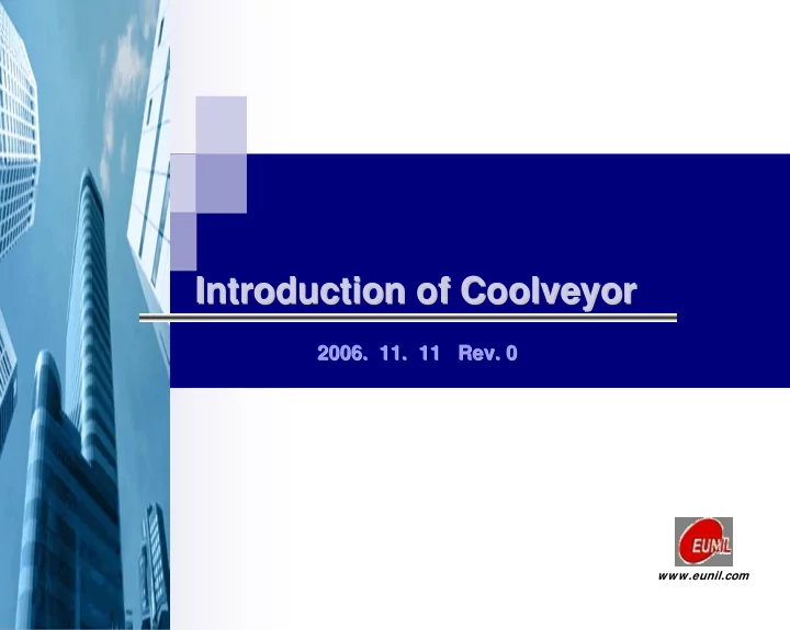 introduction of coolveyor coolveyor introduction of
