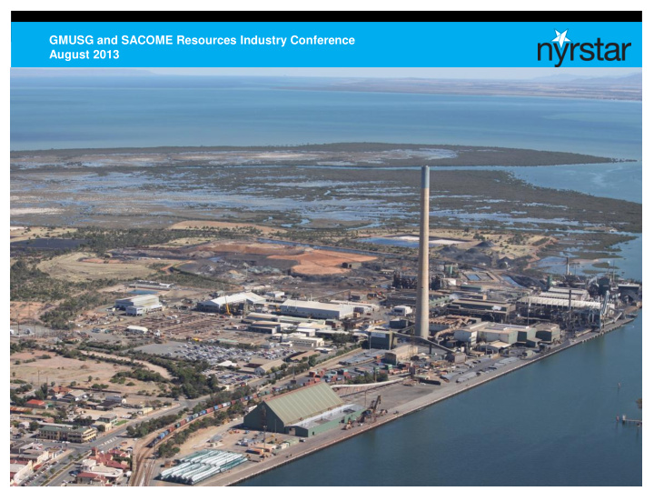 gmusg and sacome resources industry conference august