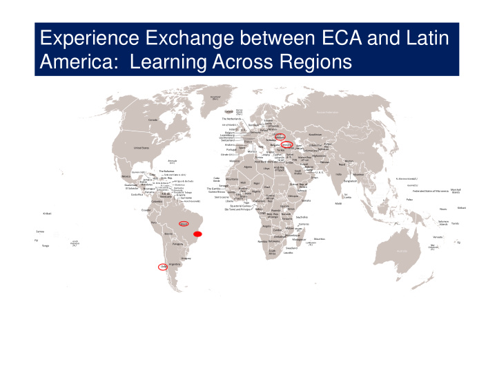 experience exchange between eca and latin america