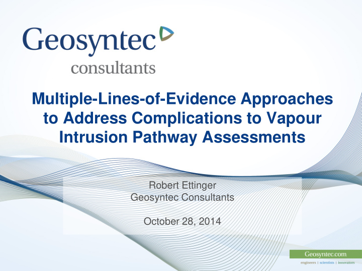 multiple lines of evidence approaches to address