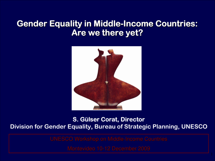 gender equality in middle gender equality in middle