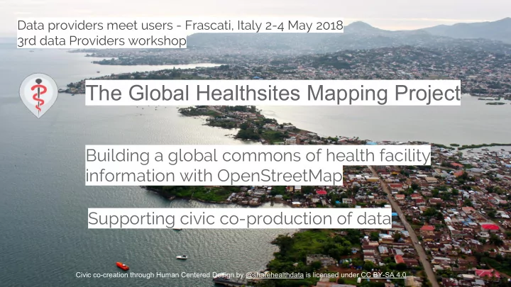 the global healthsites mapping project
