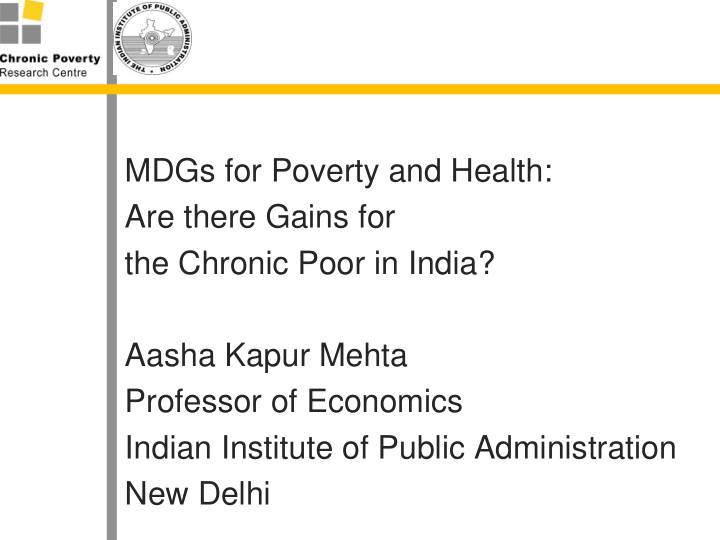 mdgs for poverty and health are there gains for the