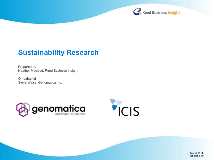 sustainability research