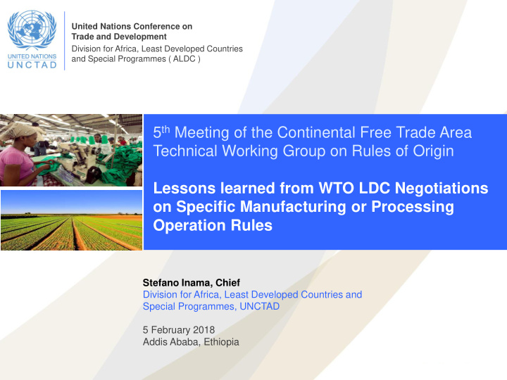 lessons learned from wto ldc negotiations