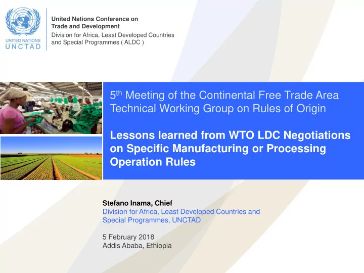 lessons learned from wto ldc negotiations