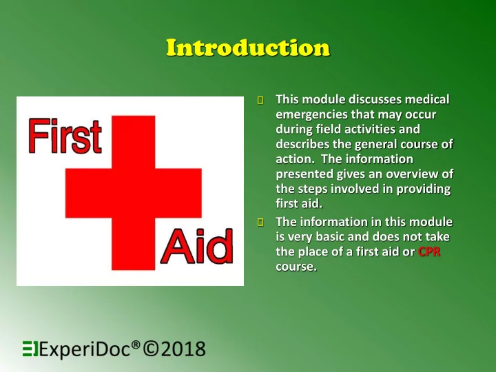introduction