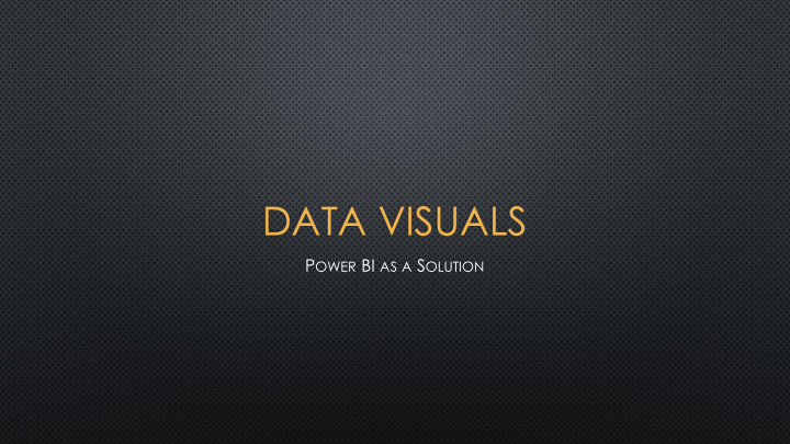 data visuals