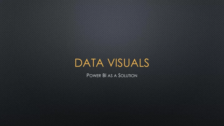 data visuals