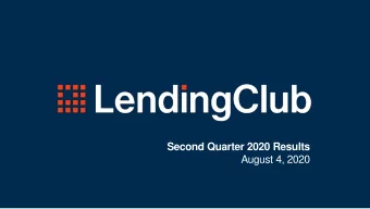 August 4, 2020  Disclaimer  Some of the statements in this presentation, including statements