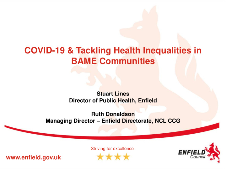 covid 19 tackling health inequalities in bame communities