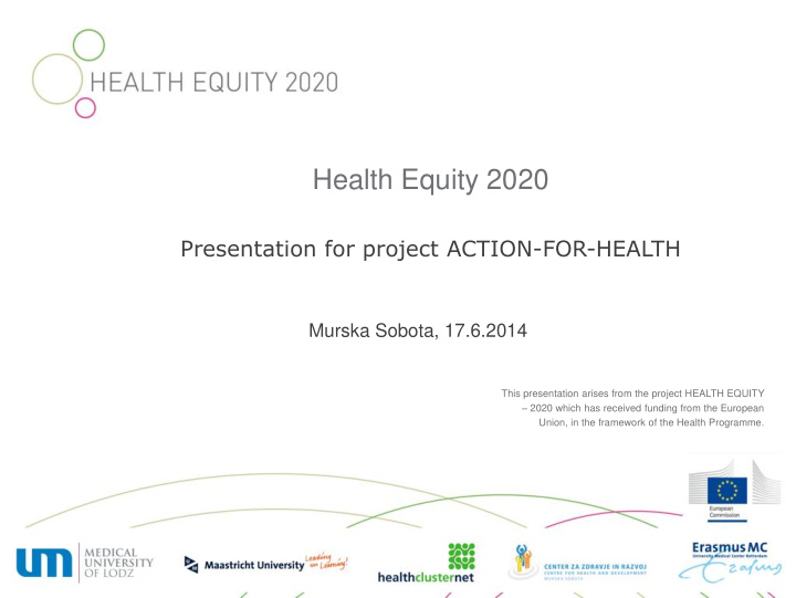 health equity 2020