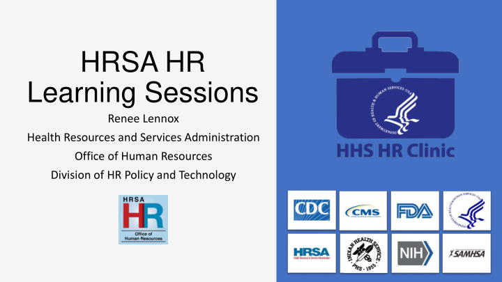 hrsa hr learning sessions