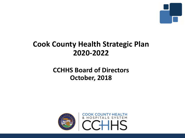 cook county health strategic plan 2020 2022