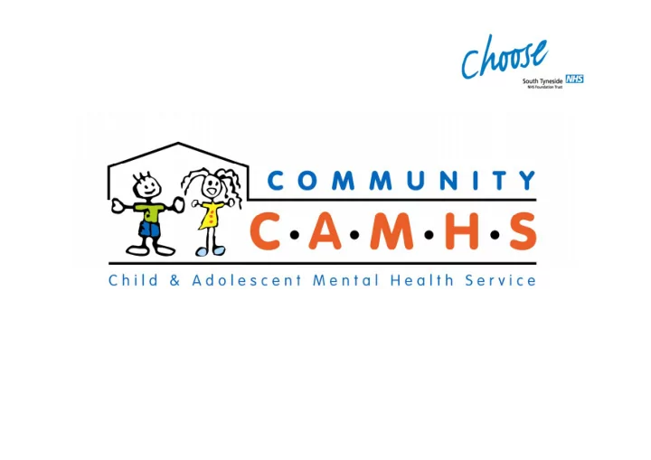 the 4 tier model for camhs