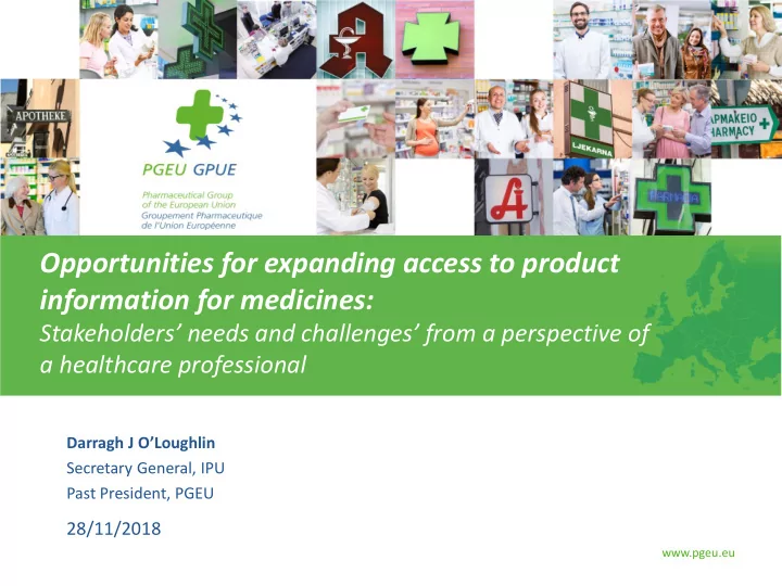 opportunities for expanding access to product information