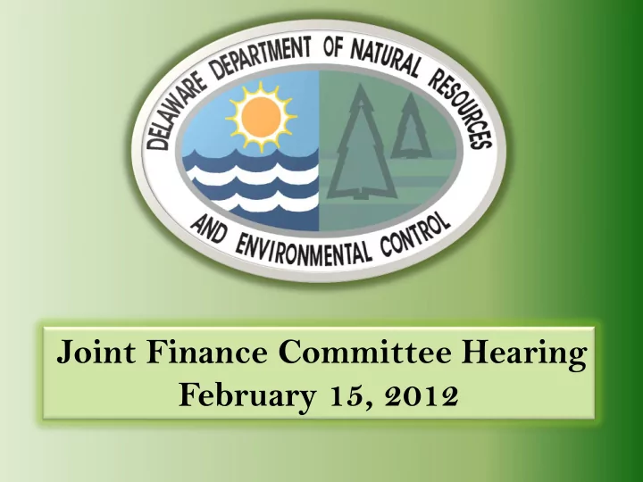 february 15 2012 economic and budget