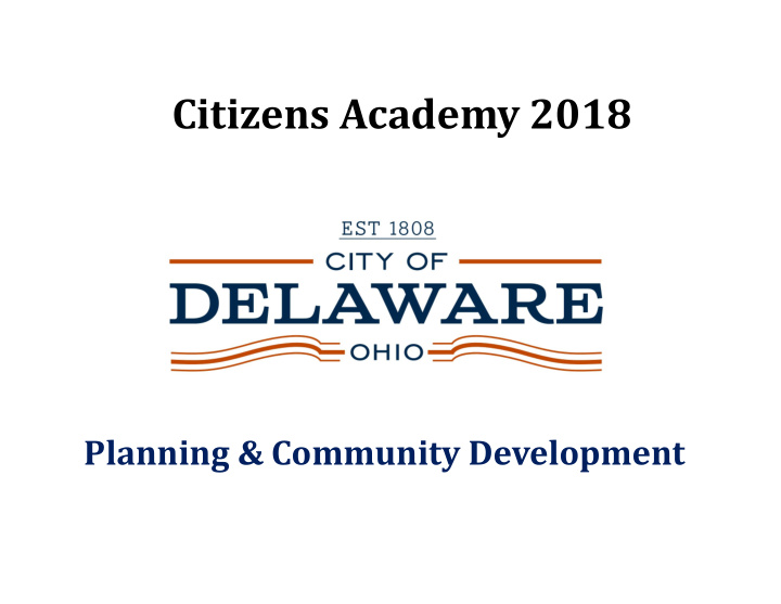 citizens academy 2018