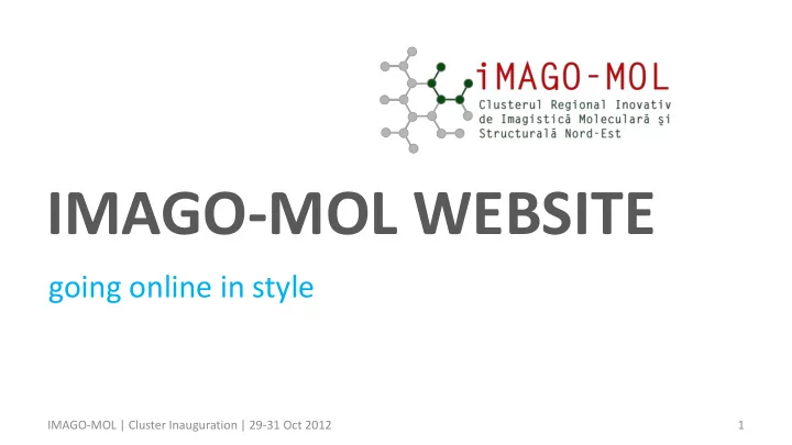 imago mol website