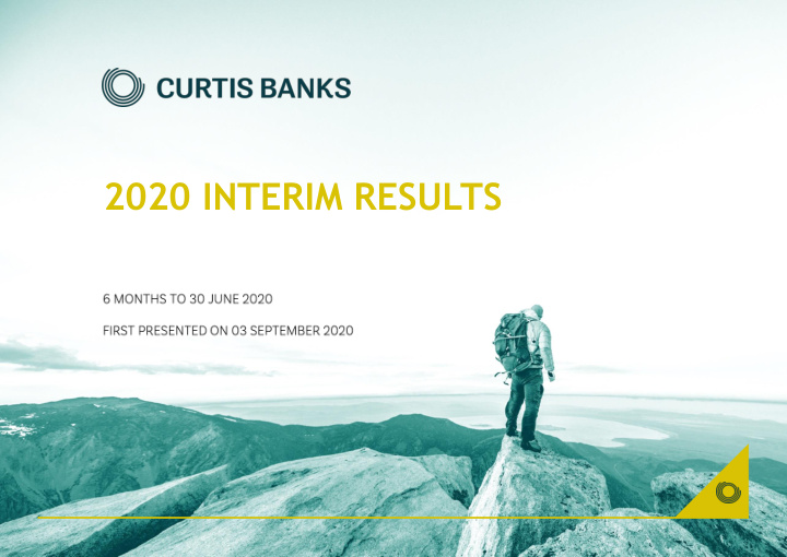 2020 interim results agenda introduction