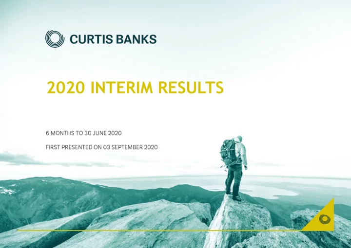 2020 interim results agenda introduction