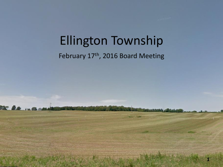 ellington township