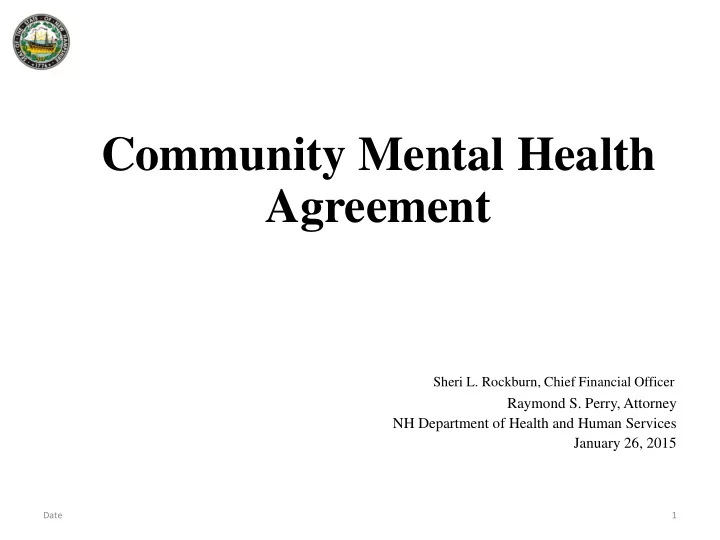 community mental health